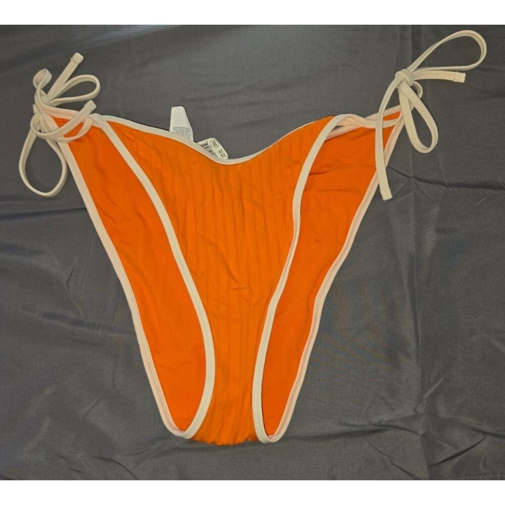 Aerie Orange String Cheekiest Swim Bathing Suti Bottom New Size XL